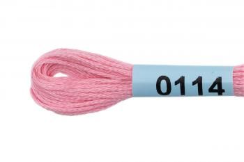 Нитки для вышивания Gamma мулине 8 м 0114 светло-розовый